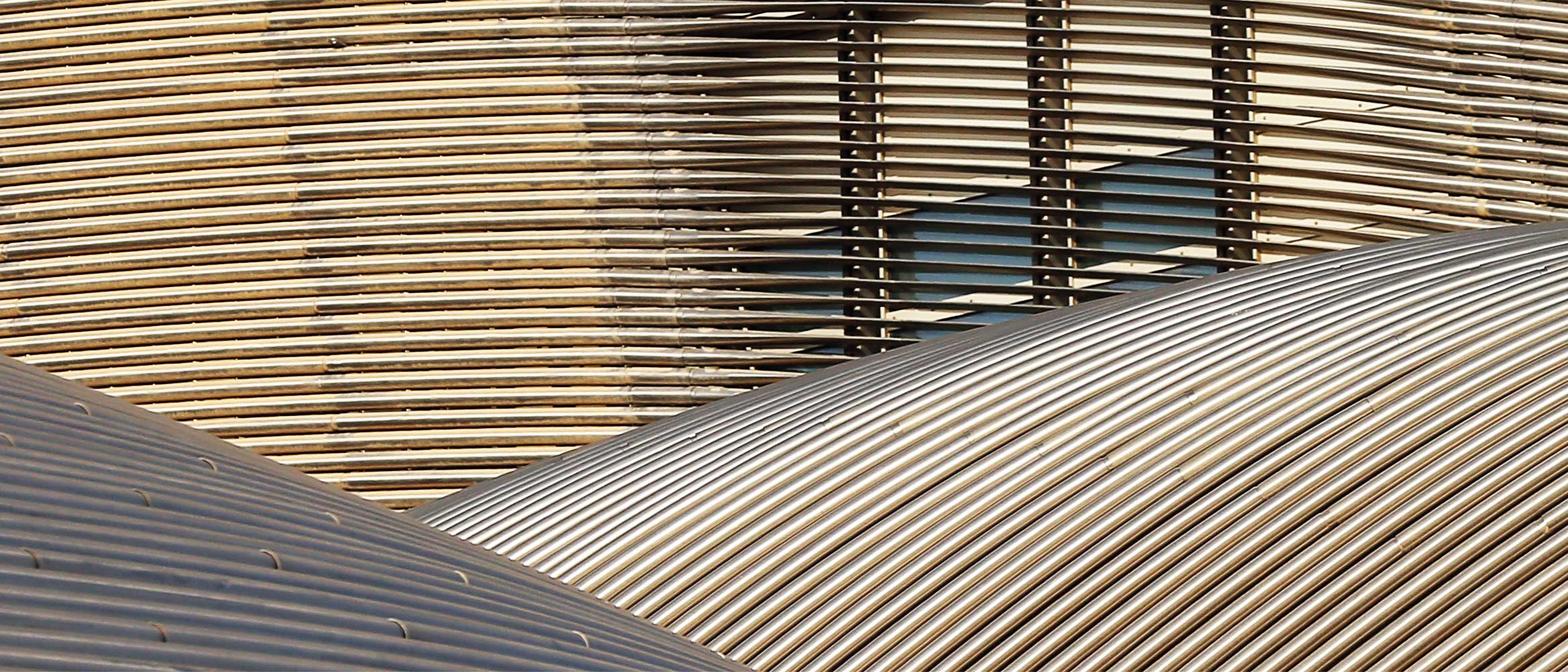 Exterior of Ithra – individually bent steel tubes