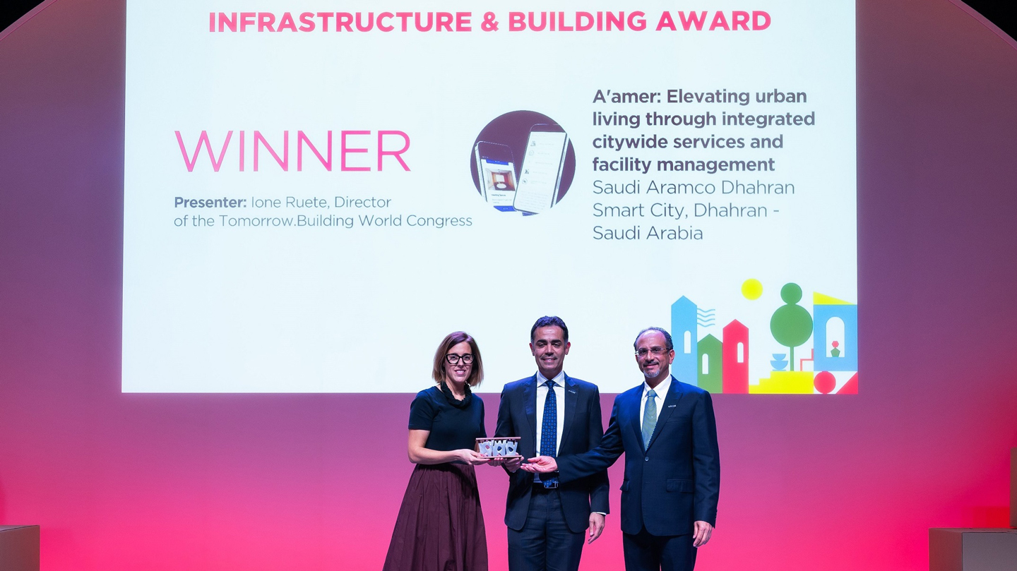 Aramco wins global Infrastructure & Building Award for smart city platform A’amer